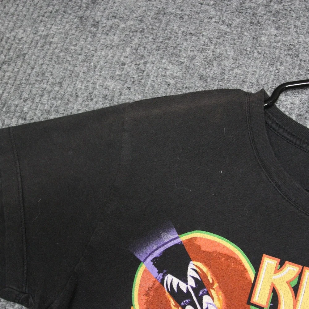 Girls‎ KISS Sonic Boom Band T Shirt Black Graphic Rock Concert Music Tee